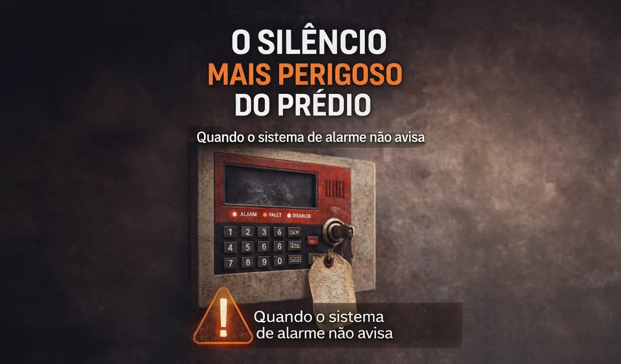 sistema de alarme não avisa