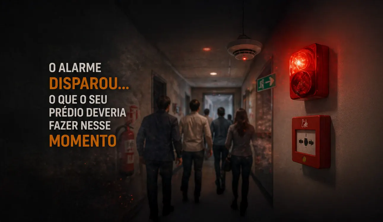 O alarme disparou e o que o seu prédio deveria fazer
